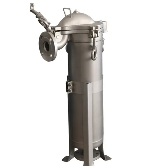 Single-Bag Stainless Steel Liquid Filter Housing for Process Water and Chemical Systems
